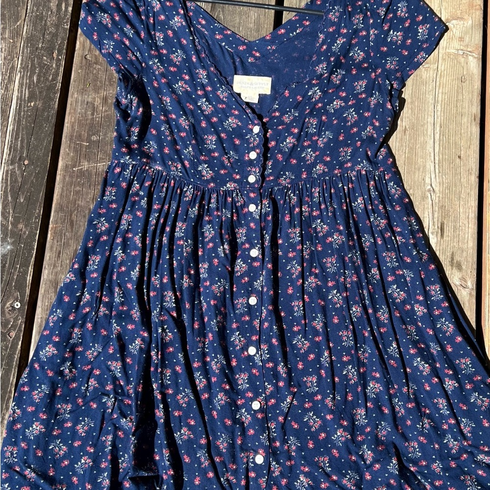 Ralph Lauren mini button up dress